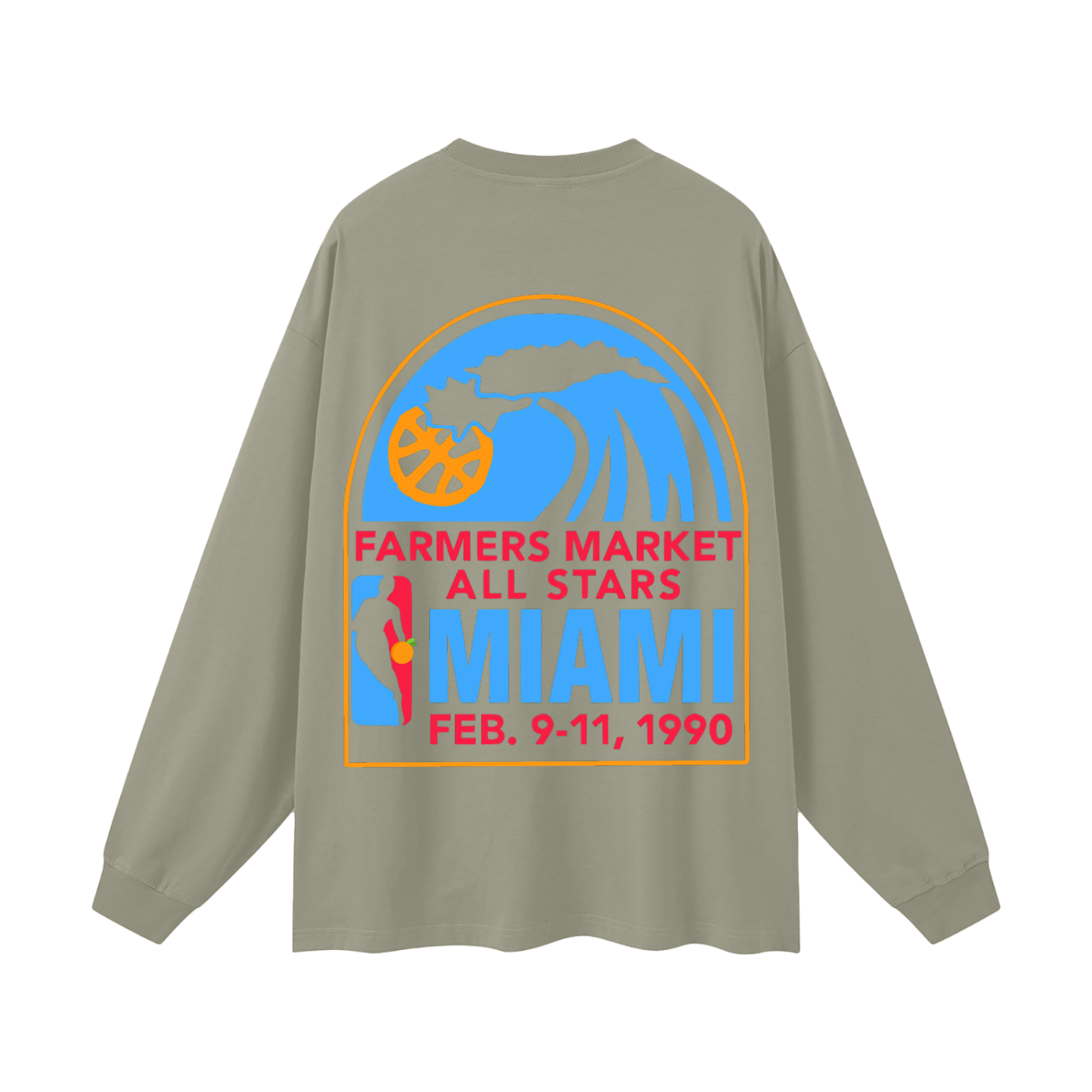 PLNTD "Farmers Market All Stars" Long Sleeve Tee